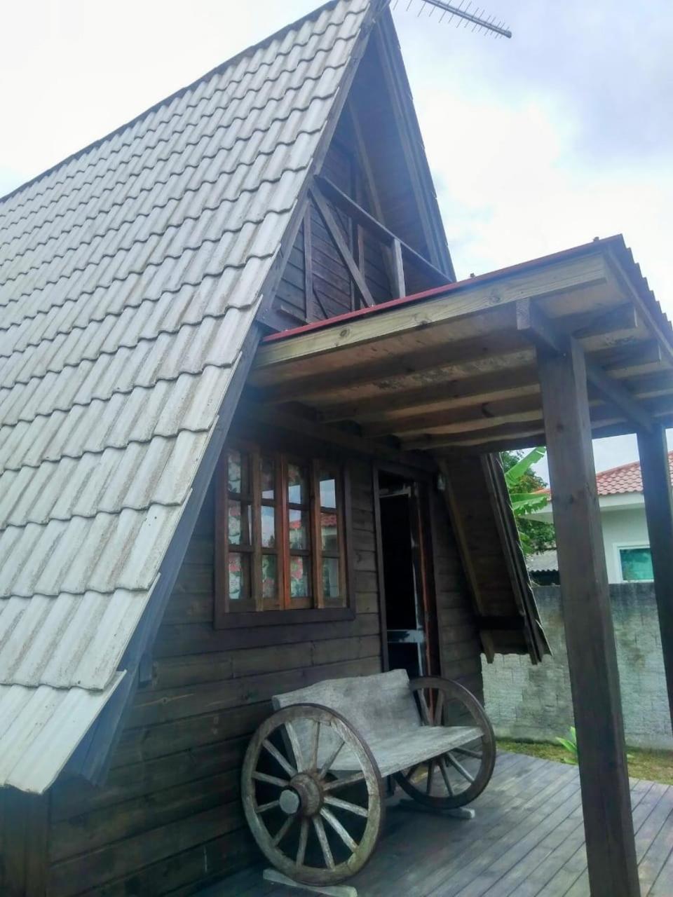 Cabana Aroeira 8 Min Da Guarda Do Embau Palhoça Eksteriør billede